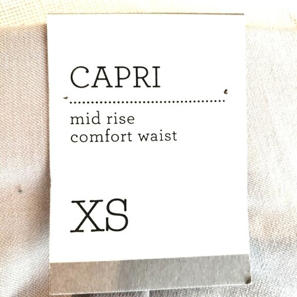 Style & Co. Gray Capri Mid Rise Comfort Waist XS - Picture 6 of 9